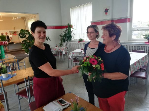 Blumenstrauß des Monats für Mandy Dufke